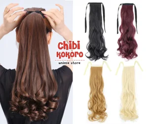 Aplique ponytail bucles