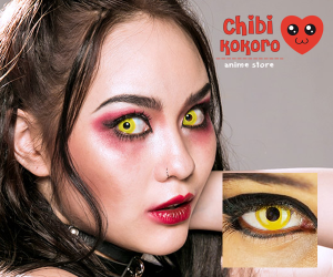 Lentes de contacto - Yellow Block