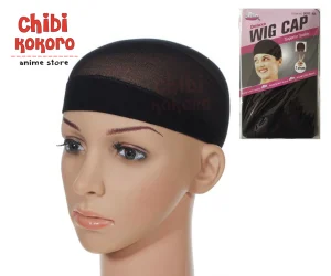 Wig cap casco negro x2