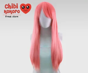 Peluca larga lacia rosa chicle #A15 (preventa)