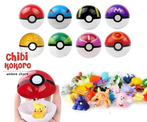 Pokebola con mini figura