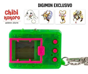Digimon V-pet 20th Anniversary Translucent Neon Green