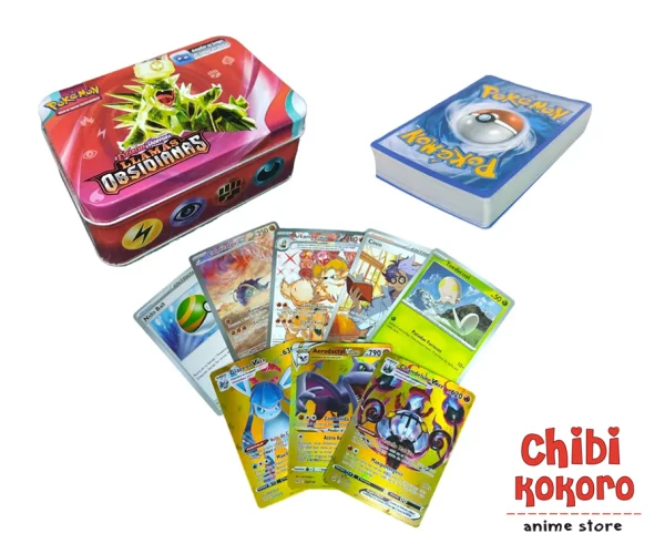 Cartas Pokémon alternativas lata grande