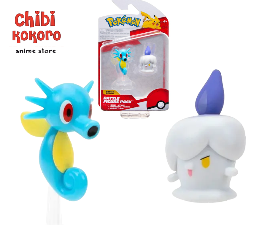 Pokémon Battle Figure Horsea y Litwick