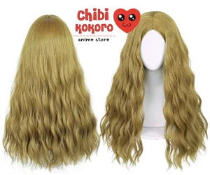 Peluca frizz rubio oscuro #27