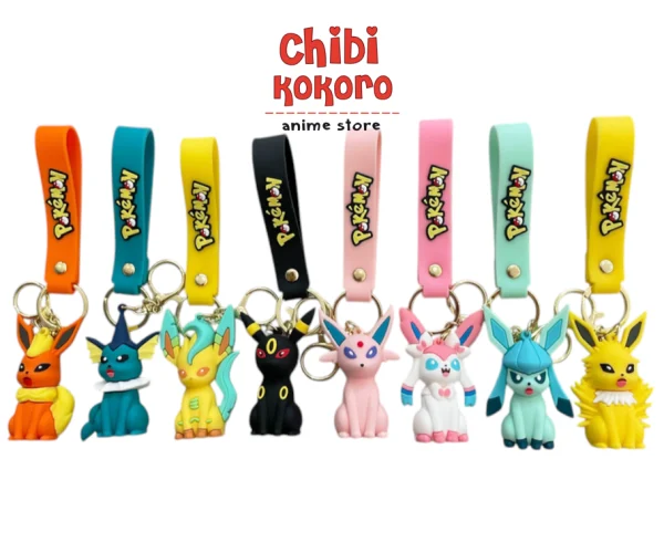Llavero de goma Eeveelutions