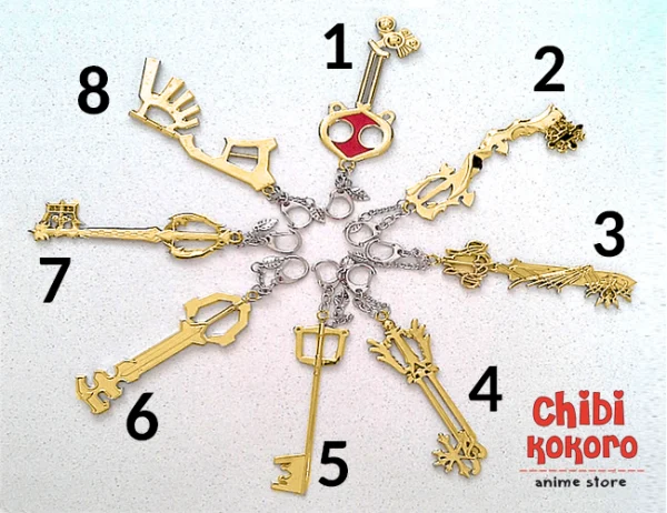 Dijes de Kingdom Hearts dorado - Imagen 2