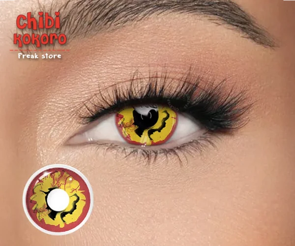 Lentes de contacto - Bloom red