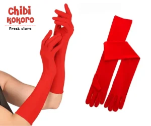 Guantes largos 40cm rojo