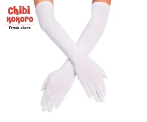 Guantes largos 55cm blanco