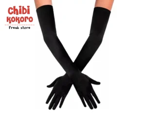Guantes largos 55cm negro
