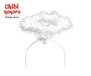 Vincha halo angel blanco